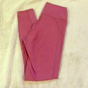 Fabletics High waisted pink powerhold legging